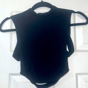 Zara Open Back Top Size Small